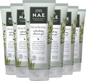N.A.E. Shower gel Herbal Vegan 6x 200ml - Voordeelverpakking