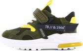 Shoesme groene sneakers met gele details