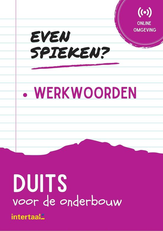 Even Spieken - Werkwoorden Duits voor de onderbouw (+ online oefeningen)