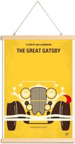 JUNIQE - Posterhanger The Great Gatsby -20x30 /Geel