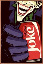 JUNIQE - Poster met kunststof lijst Killing Joke -40x60 /Rood & Zwart
