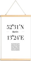 JUNIQE - Posterhanger Berlin Icons -20x30 /Wit & Zwart