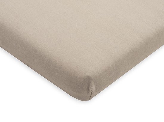 Jollein Baby Hoeslaken Ledikant - Nougat - Jersey - 2 Stuks - 60x120cm