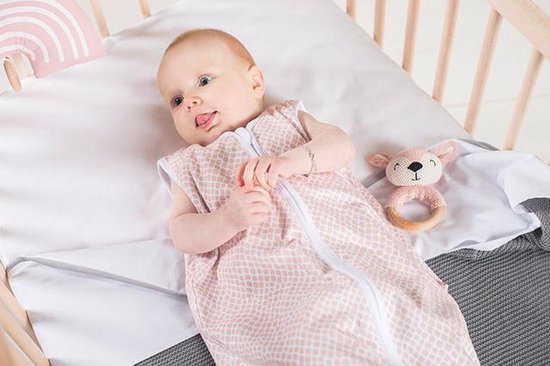 Jollein Zomerslaapzak Baby Jersey 70cm Snake - Pale Pink van Jollein — afbeelding 3