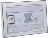 Gamberritos Lakenset Beertje Baby 120 Cm Katoen Grijs 3-delig