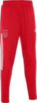 Ajax Adidas Tainingsbroek - Rood - Wit - Maat 176