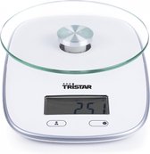 Tristar KW-2445 Keukenweegschaal – Tot 5 kilogram – Digitale keukenweegschaal - Wit