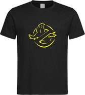 Zwart T-shirt met Gele “ Ghostbusters “ print maat M