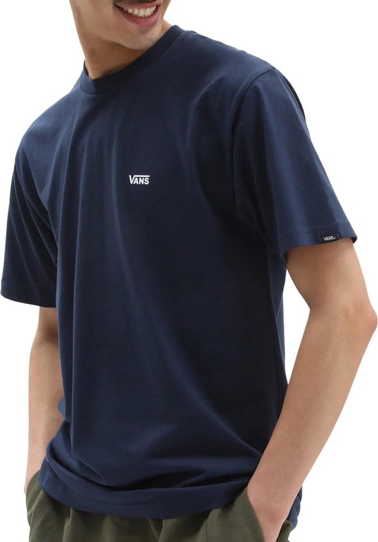 Vans Vans Left Chest Logo T-shirt - Mannen - donkerblauw - wit | bol.com