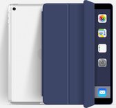 Ipad 7/8 transparant (2019/2020) - 10.2 inch – Ipad hoes – soft cover – Hoes voor iPad – Tablet beschermer - navy