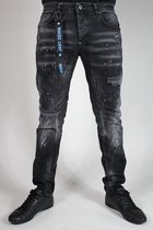 Heren Slim fit jeans The Black Skull