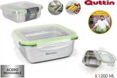 Lunchbox Quttin Vierkant Hermetisch afgesloten (1200 ml)