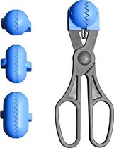 Croquetera - multifunctioneel gebruiksvoorwerp met 4 verwisselbare mallen - blauw