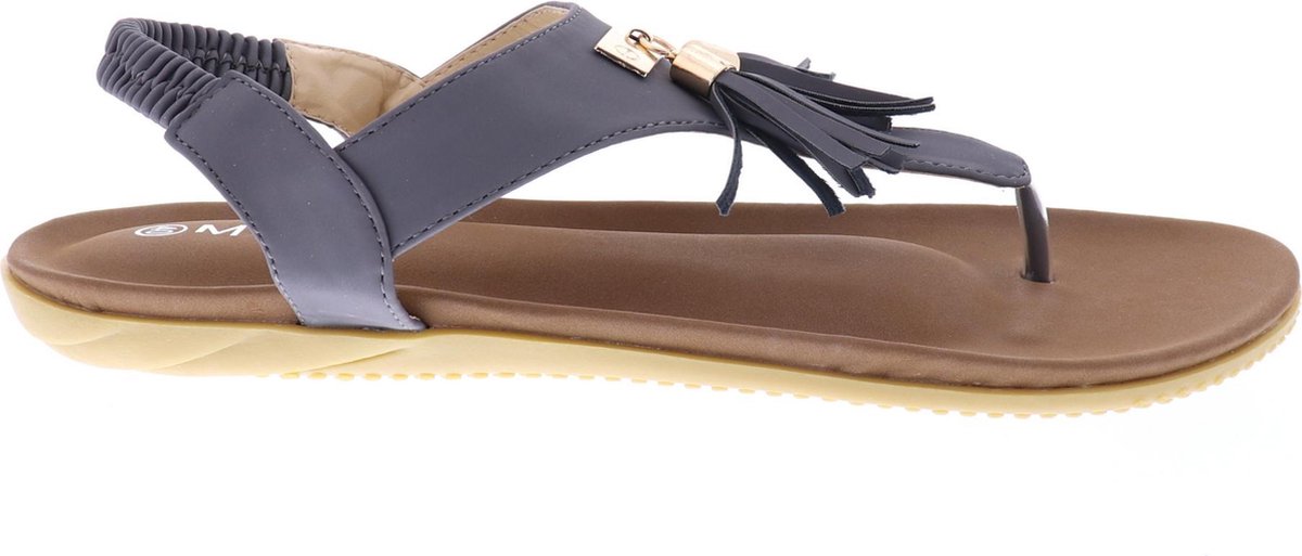 MRCH. Label Charlie Dames Sandalen - Grijs - Maat 38