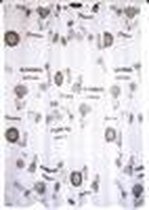 Badkamer gordijn polyester 180x200cm bloemen
