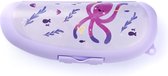 Amuse Plus - Sea Life - Boîte banane - Octopus - avec place pour naam - fermeture à clip