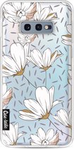 Casetastic Samsung Galaxy S10e Hoesje - Softcover Hoesje met Design - Sprinkle Leaves and Flowers Print