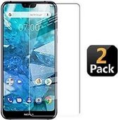 Nokia 7.1 Screen Protector Glass 2 STUKS