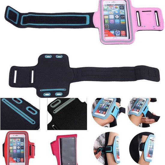 Téléphone à brassard en cours d'exécution | Convient pour Oppo A72| Bracelet de course | Ceinture de course de Sport | Support de téléphone en cours d'exécution | Gris