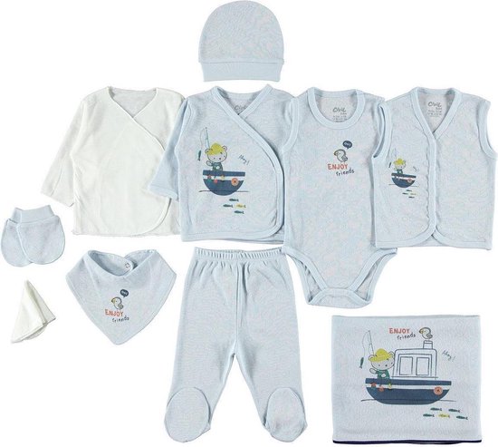 Nijntje balrammelaar cadeau - Baby newborn 10-delige kleding set -Newborn kleding set - Newborn set - Enjoy friends Babykleding