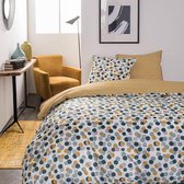 TODAY SUNSHINE 5.6 beddenset - 2 personen - 240 x 260 cm katoen - Grafische witte print