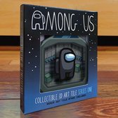Schilderij - Artovisond® Desktop Retro Arcade Game Art Us: Crewmate Art Tile - Black - 7 X 7 Cm Artovison3d® - Desktop Retro Arcade Game Art - Among Us: Crewmate Art Tile - Black