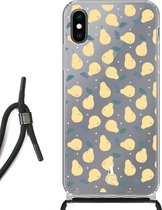 iPhone Xs hoesje met koord - Pears