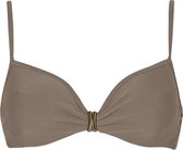 Sapph 12S Grace Padded Bikini Dames Taupe Grey-80D