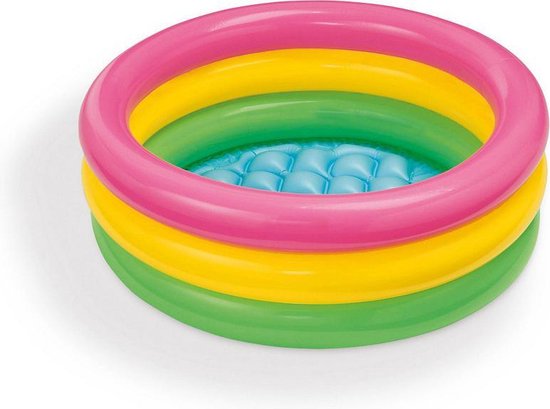 Intex - Zwembad Sunset Glow 3-ring 61x22cm - Kinderzwembad