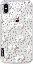 Casetastic Apple iPhone XS Max Hoesje - Softcover Hoesje met Design - Sprinkle Flowers Print