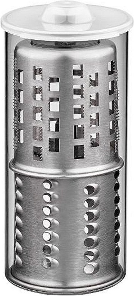 Solis Slice & More 8401 Multifunctionele Groentesnijder en Rasp - RVS Foodprocessor - Hakmolen Elektrisch - Chopper - Zilver thumbnail 6