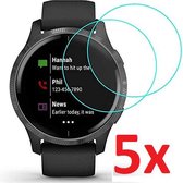 Screenprotector Geschikt Voor Garmin Venu 2S - Screen Protector Ultradun - Crystal Clear Scherm Display Beschermer Beschermfolie - Set Van 5 Stuks