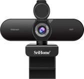 4MP Webcam/USB Camera met hoge resolutie (2560x1440), Wide Angle, Microfoon en Privacy Cover