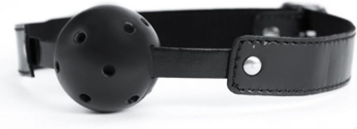 Goedkoopste Argus - Zwart Ademend Ball Gag - AF 001005 - Super Mooie Sterke Verpakking