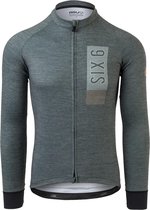 AGU Merino Fietsshirt Lange Mouwen II Six6 Heren - Groen - L