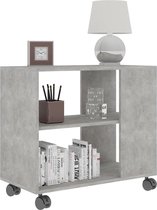 SALE - bijzettafel betongrijs / grijs - betonlook - binnen - buiten onder veranda - met wieltjes - tafel - bijzettafels - salontafel - modern - industrieel - L&B luxurys