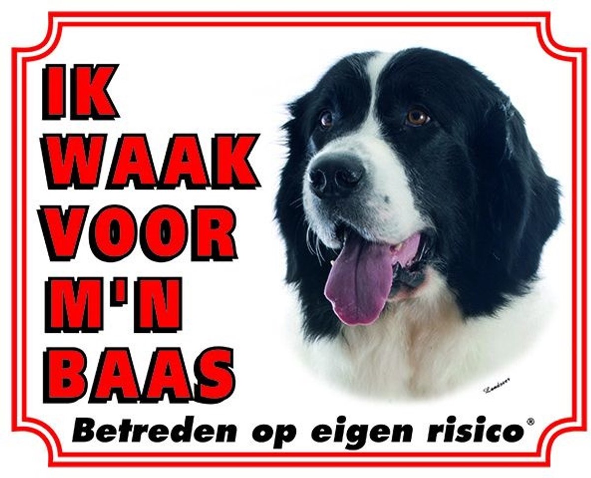 Bol.com Landseer Waakbord - Ik waak voor mijn baas aanbieding