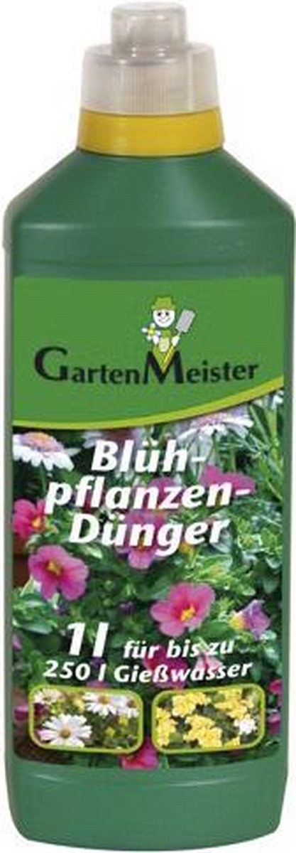GartenMeister Meststof voor bloeiende planten, vloeistof, 1 l