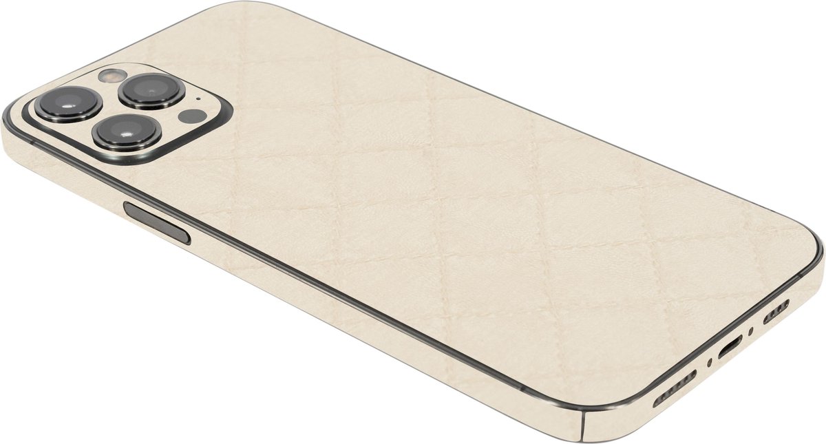 ScreenSafe Skin iPhone 12 Pro Max Stitcht Golden Shimmer zonder logo