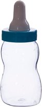 spaarpot Papfles blauw babyflesje herbruikbaar kraamcadeau