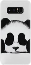 - ADEL Siliconen Back Cover Softcase Hoesje Geschikt voor Samsung Galaxy Note 8 - Panda