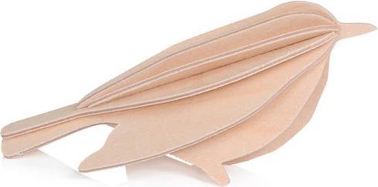 Lovi Bird 12 cm Naturel Berkenhout