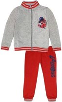 Miraculous Ladybug Set - Joggingpak - Trainingspak - 2-delig - grijs/rood - maat 110/116 (6 jaar)