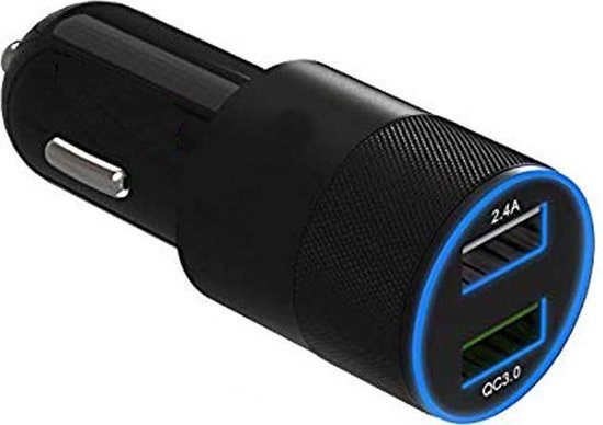 DutchOne Chargeur de voiture USB 2 ports - Chargeur rapide - Chargeur de  voiture