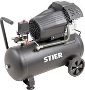 STIER LKT 600-10-50 - Compressor - 50 liter - Zwart