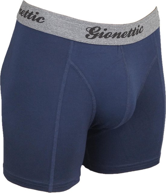 Lot de 3 boxers homme Gionettic Modal Marine taille XL