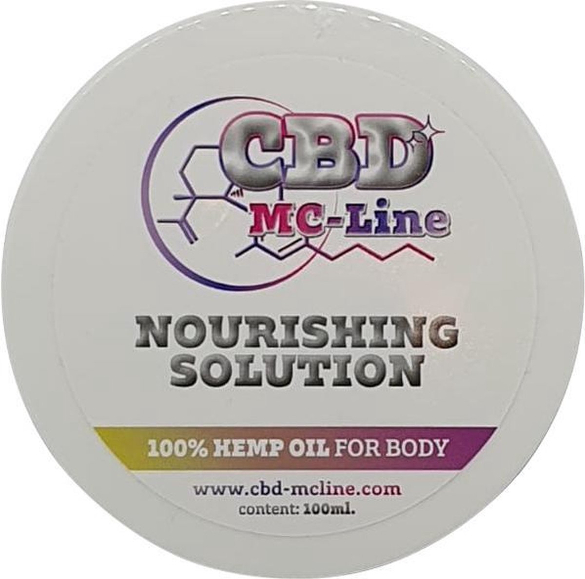 Nourishing Solution Body Cream 100ml, 100% Hemp Oil