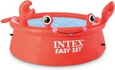 Intex Opblaaszwembad Happy Crab 183 X 51 Cm Pvc Rood