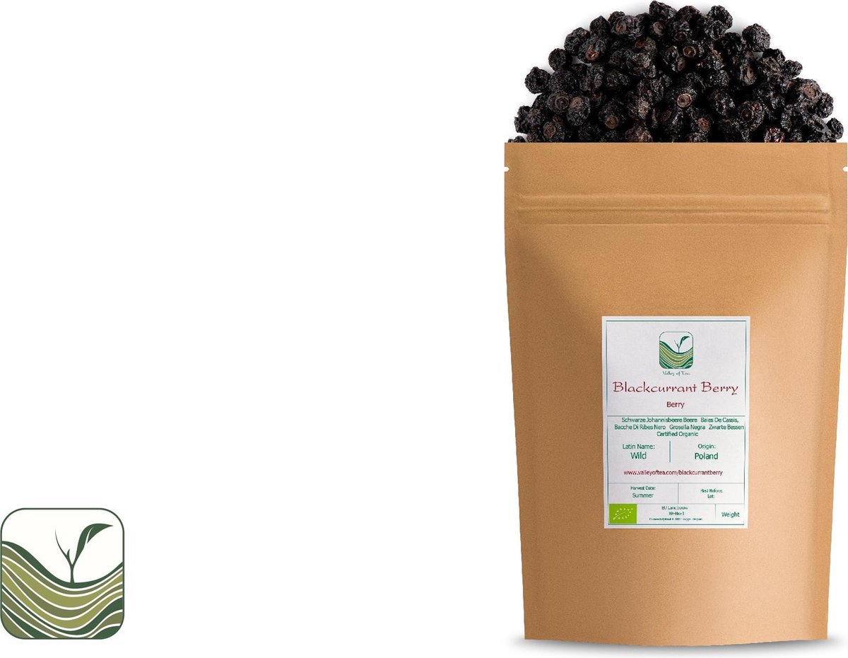 Goedkoopste Black Currant Berry Organic Unsweetend - Zwarte Bessen Gedroogde Bessen - Perfect Voor Bakken - BE-BIO-01