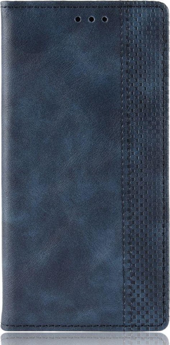 Mobigear Telefoonhoesje geschikt voor OPPO A53s Hoesje | Mobigear Sensation Bookcase Portemonnee | Pasjeshouder voor 3 Pasjes | Telefoonhoesje voor Pinpas / OV Kaart / Rijbewijs - Blauw
